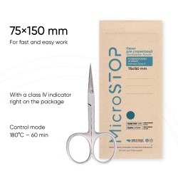 Pungi sterilizare MicroSTOP ECO 75x150mm 100 buc