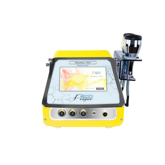 Aparat cu termomasaj vacuum cu impulsuri mecanice Drumroll V-03 Yellow