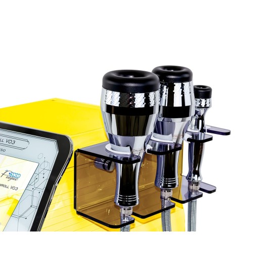 Aparat cu termomasaj vacuum cu impulsuri mecanice Drumroll V-03 Yellow