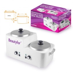 Incălzitor de ceară dublu pentru cutii de 2,5 litri x 2