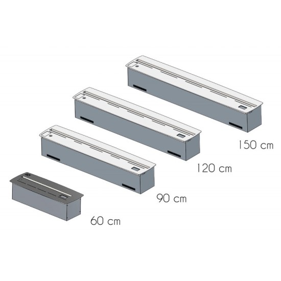 Semineu cu abur incorporat FireSpa 1500 mm Semineu cu abur incorporat FireSpa 1500 mm
