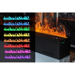 Semineu cu abur incorporat FireSpa 1200 mm