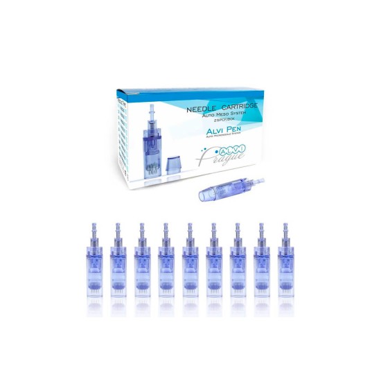 Cartuse pentru Alvi Pen: 36 si 12 ace, 49 nano si 127 nano - 25 bucati (cutie)