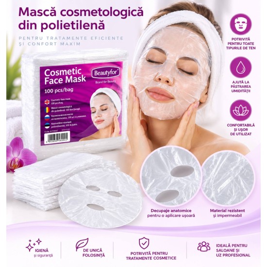 Masca cosmetologica din polietilena Masca cosmetologica din polietilena