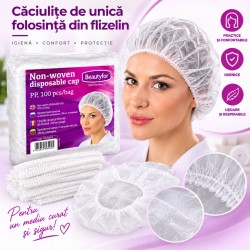Caciulite de unica folosinta din flizelin