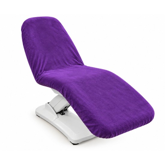 Husa violet din velur 100 x 215 cm