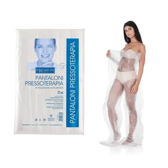 Pantaloni pentru presoterapie din polietilena, 25 buc