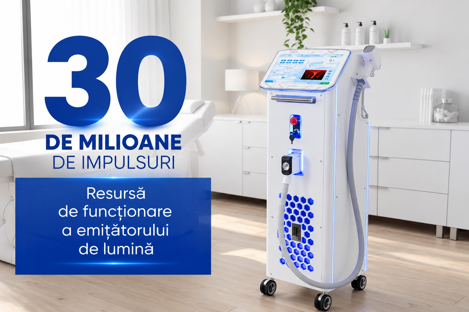 Laser cu diodă pentru epilare UltraPuls DL-7000 Smart
